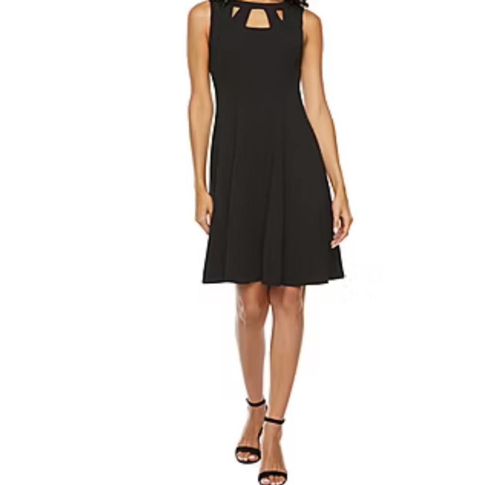 Alyx Black Cutout Midi Dress